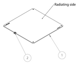 Advantenna-p22 ™ RFID UHF pencil beam antenna