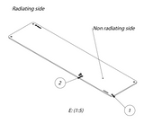 Advantenna-p14 ™ RFID UHF fan beam antenna
