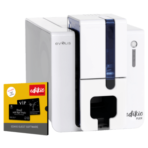 Evolis Edikio Flex - Guest Solution, single sided, 12 dots/mm (300 dpi), USB, Ethernet, kit (USB)