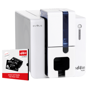 Evolis Edikio Flex, single sided, 12 dots/mm (300 dpi), USB, Ethernet, kit (USB)