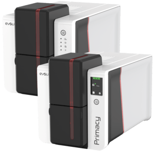 Evolis Primacy 2, dual sided, single sided, 12 dots/mm (300 dpi), USB, Ethernet, kit (USB), red