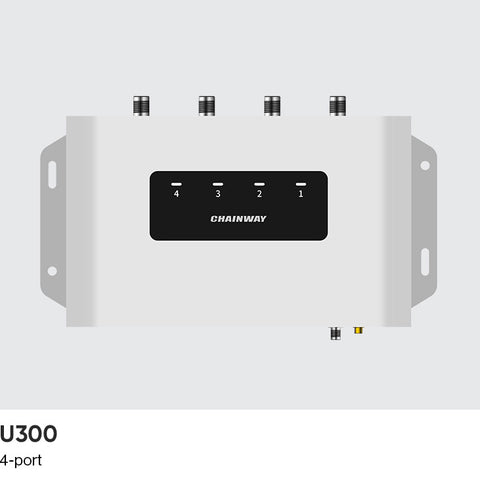 Chainway U300-4, 33dBm UHF ETSI 4-port reader Android.13/WIFI/BT/PoE/PoE+, incl pwr supp