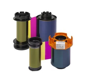 Evolis color ribbon (YMCK) retransfer