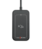 RDR-80031BKU WAVE ID Plus Mini w/iCLASS SE & Seos Black Keystroke USB Reader